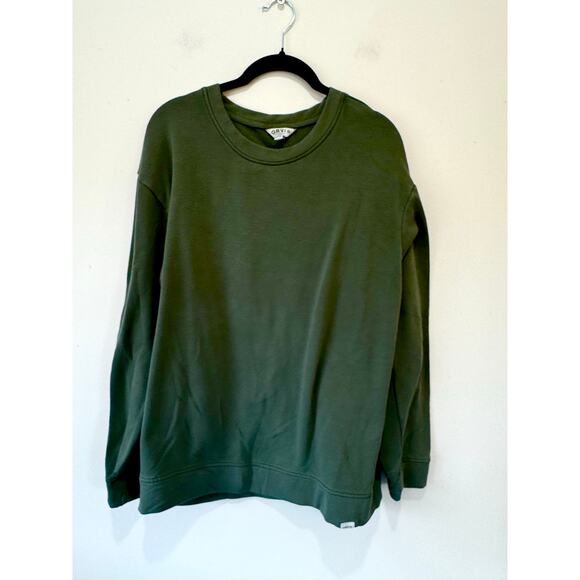 Orvis green sweatshirt size M crew neck - Picture 1 of 5